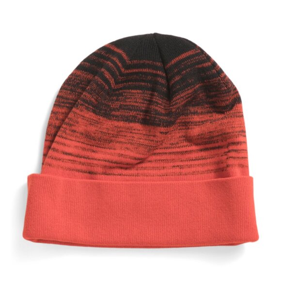 NEW THE NORTH FACE Dock Worker Recycled Beanie Fiery Red/tnf Black unisex 168mn - Picture 3 of 4